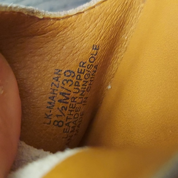 LUCKY BRAND Majzan Ivory Lizard Print Leather Slip On Loafers - Picture 12 of 14